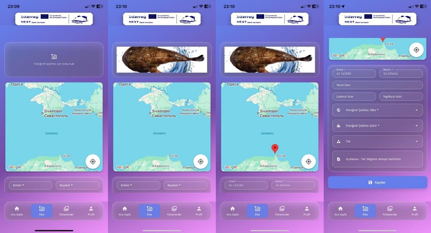 Photo addition screen